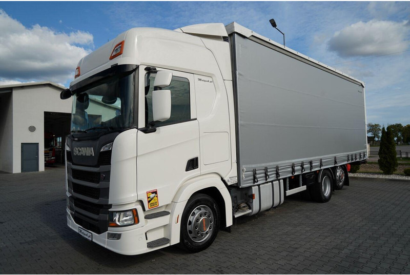 Scania R 450 / MEGA / 6x2 / FIRANKA - 8,2 m / SOLÓWKA / OŚ PODNOSZONA / - Xe tải thùng mui bạt: hình 2 Scania R 450 / MEGA / 6x2 / FIRANKA - 8,2 m / SOLÓWKA / OŚ PODNOSZONA / - Xe tải thùng mui bạt: hình 2