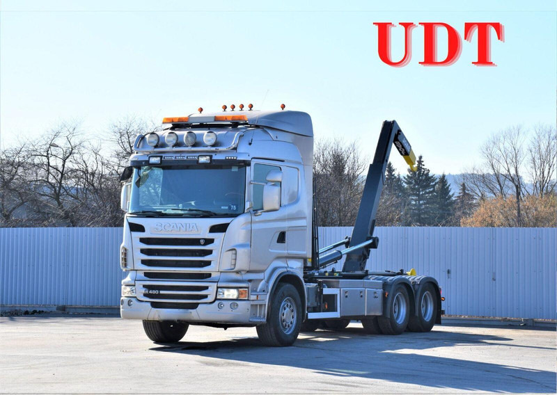 Scania R 480 Abrollkipper * 6x4 * Top Zustand ! - Xe tải nâng móc: hình 2 Scania R 480 Abrollkipper * 6x4 * Top Zustand ! - Xe tải nâng móc: hình 2