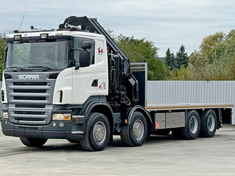 Scania R 620*PLATFORM 6,45m*HIAB 600 E - 9 + FUNK / 8x4 - Xe tải thùng lửng/ Phẳng, Xe cẩu tự hành: hình 3 Scania R 620*PLATFORM 6,45m*HIAB 600 E - 9 + FUNK / 8x4 - Xe tải thùng lửng/ Phẳng, Xe cẩu tự hành: hình 3