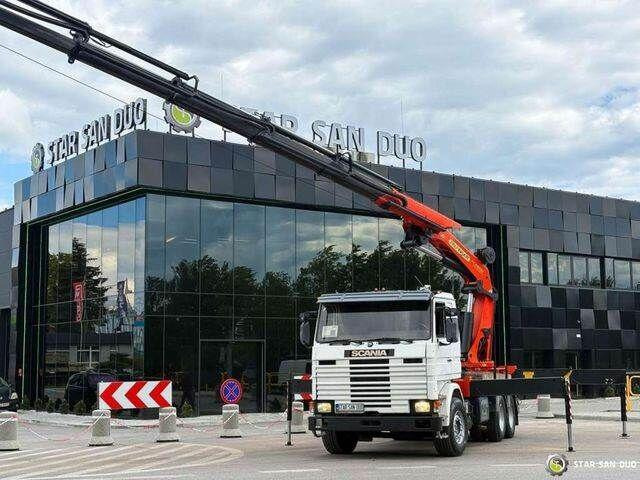 Scania R143 HL 6x2 PALFINGER PK44002 Crane Kran - Xe tải thùng lửng/ Phẳng, Xe cẩu tự hành: hình 3 Scania R143 HL 6x2 PALFINGER PK44002 Crane Kran - Xe tải thùng lửng/ Phẳng, Xe cẩu tự hành: hình 3
