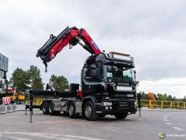 Scania R580 8x4 HMF 5020-K6, JOAB L20 5200AK Hooklift - Xe tải nâng móc, Xe cẩu tự hành: hình 4 Scania R580 8x4 HMF 5020-K6, JOAB L20 5200AK Hooklift - Xe tải nâng móc, Xe cẩu tự hành: hình 4