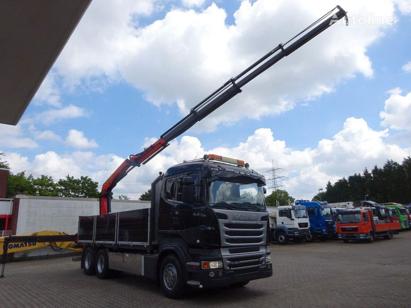 Scania R620 Flatbed + crane PK 22002 EH 6x2 - Xe tải thùng lửng/ Phẳng, Xe cẩu tự hành: hình 5 Scania R620 Flatbed + crane PK 22002 EH 6x2 - Xe tải thùng lửng/ Phẳng, Xe cẩu tự hành: hình 5