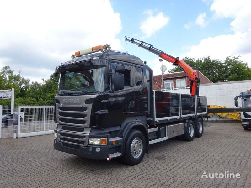 Scania R620 V8 6x2 Flatbed + Palfinger Crane PK 22002 EH - Xe tải thùng lửng/ Phẳng, Xe cẩu tự hành: hình 2 Scania R620 V8 6x2 Flatbed + Palfinger Crane PK 22002 EH - Xe tải thùng lửng/ Phẳng, Xe cẩu tự hành: hình 2