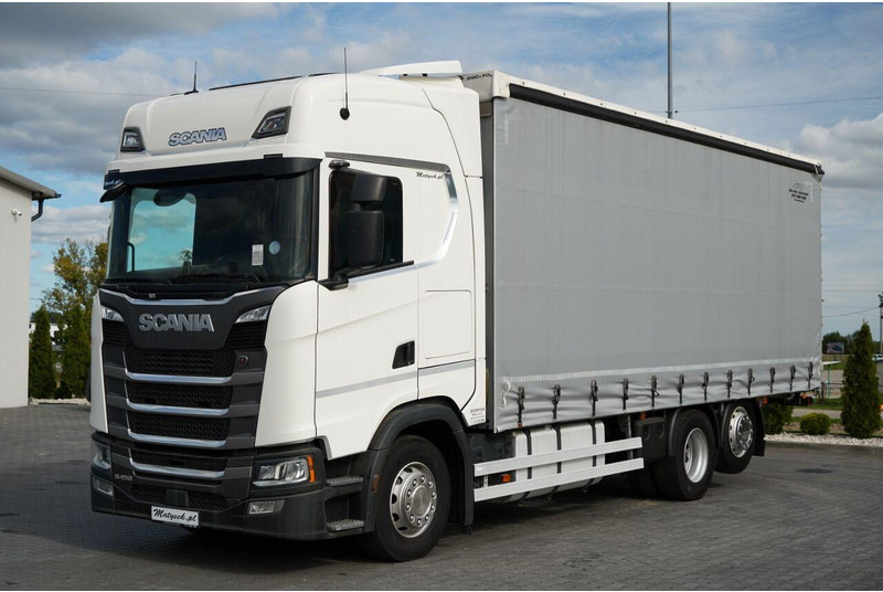 Scania S 450 / SOLÓWKA / 6X2 / OŚ PODNOSZONA / 2019 / - Xe tải thùng mui bạt: hình 4 Scania S 450 / SOLÓWKA / 6X2 / OŚ PODNOSZONA / 2019 / - Xe tải thùng mui bạt: hình 4