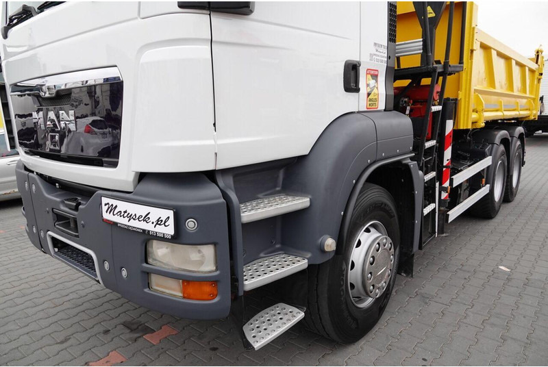 Xe ben, Xe cẩu tự hành Scania TGS 33.360 / 6x4 / WYWROTKA + HDS PALFINGER PK 15 500 wysów 10m: hình 18