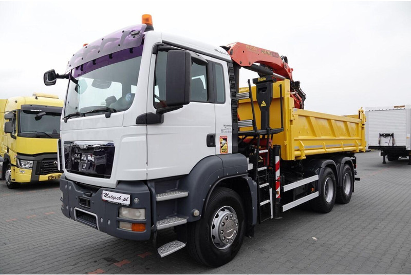 Xe ben, Xe cẩu tự hành Scania TGS 33.360 / 6x4 / WYWROTKA + HDS PALFINGER PK 15 500 wysów 10m: hình 13