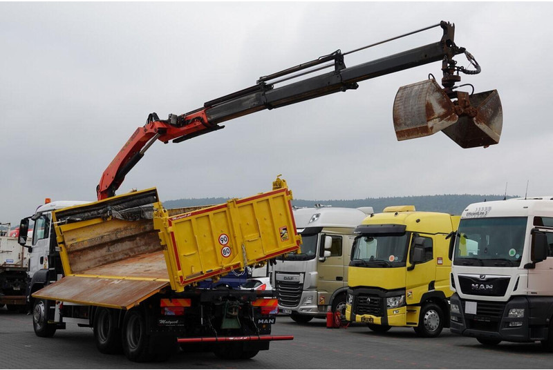 Xe ben, Xe cẩu tự hành Scania TGS 33.360 / 6x4 / WYWROTKA + HDS PALFINGER PK 15 500 wysów 10m: hình 8