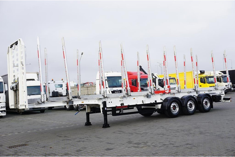 Schwarzmüller / KŁONICOWA / DO DREWNA WAGA 5 700 KG / OŚ PODNOSZONA - Rơ moóc chở gỗ: hình 3 Schwarzmüller / KŁONICOWA / DO DREWNA WAGA 5 700 KG / OŚ PODNOSZONA - Rơ moóc chở gỗ: hình 3