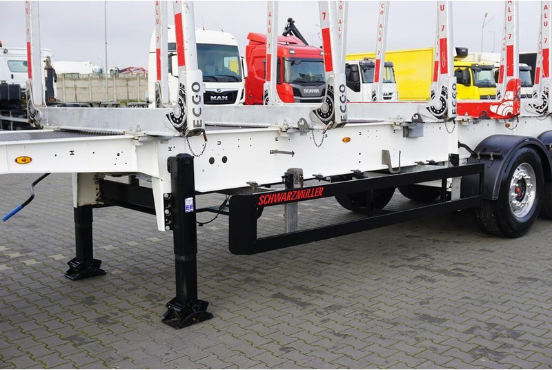 Rơ moóc chở gỗ Schwarzmüller / KŁONICOWA / DO DREWNA WAGA 5 700 KG / OŚ PODNOSZONA: hình 16 Rơ moóc chở gỗ Schwarzmüller / KŁONICOWA / DO DREWNA WAGA 5 700 KG / OŚ PODNOSZONA: hình 16