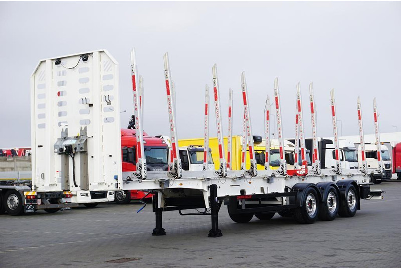 Schwarzmüller / KŁONICOWA / DO DREWNA WAGA 5 700 KG / OŚ PODNOSZONA - Rơ moóc chở gỗ: hình 1 Schwarzmüller / KŁONICOWA / DO DREWNA WAGA 5 700 KG / OŚ PODNOSZONA - Rơ moóc chở gỗ: hình 1