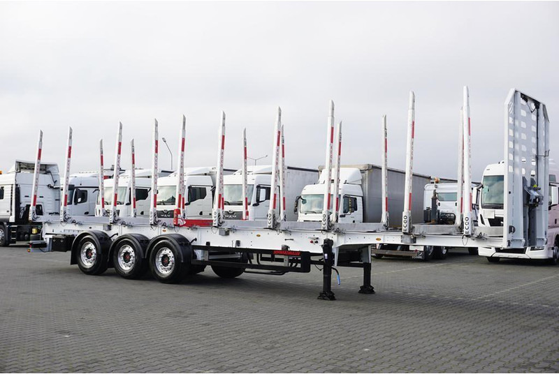 Schwarzmüller / KŁONICOWA / DO DREWNA WAGA 5 700 KG / OŚ PODNOSZONA - Rơ moóc chở gỗ: hình 4 Schwarzmüller / KŁONICOWA / DO DREWNA WAGA 5 700 KG / OŚ PODNOSZONA - Rơ moóc chở gỗ: hình 4