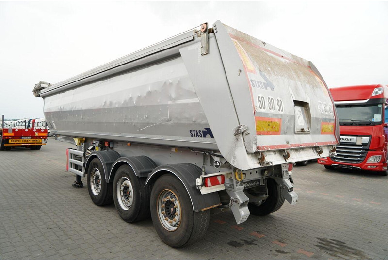 Stas WYWROTKA / 26m3 / ALUMINIOWA / OŚ PONOSZONA / SKRĘTNA / OSIE SA - Sơ mi rơ moóc ben: hình 5 Stas WYWROTKA / 26m3 / ALUMINIOWA / OŚ PONOSZONA / SKRĘTNA / OSIE SA - Sơ mi rơ moóc ben: hình 5