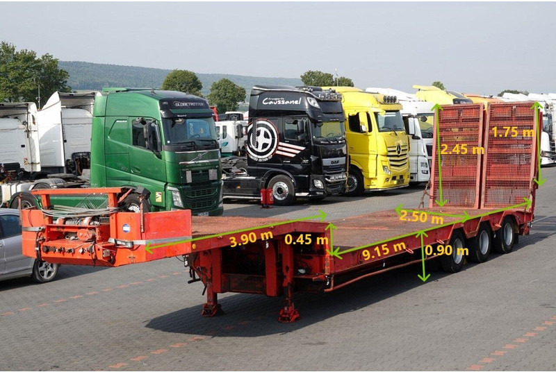 Verem NACZEPA LAWETA NISKOPODWOZIE / NAJAZDY HYDRAULICZNE / 3 OSIOWA / - Sơ mi rơ moóc thùng thấp: hình 2 Verem NACZEPA LAWETA NISKOPODWOZIE / NAJAZDY HYDRAULICZNE / 3 OSIOWA / - Sơ mi rơ moóc thùng thấp: hình 2