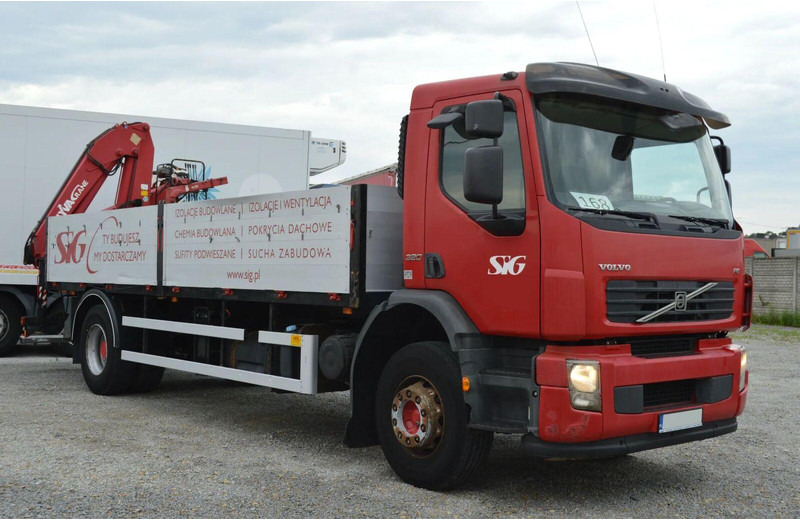 Volvo FE 18.320 FLATBED CRANE - Xe tải thùng lửng/ Phẳng, Xe cẩu tự hành: hình 3 Volvo FE 18.320 FLATBED CRANE - Xe tải thùng lửng/ Phẳng, Xe cẩu tự hành: hình 3