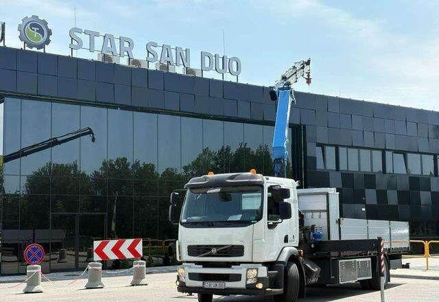 Volvo FE 240 4x2 HMF 1560 K3 HDS Rotator Crane Kran - Xe tải thùng lửng/ Phẳng, Xe cẩu tự hành: hình 3 Volvo FE 240 4x2 HMF 1560 K3 HDS Rotator Crane Kran - Xe tải thùng lửng/ Phẳng, Xe cẩu tự hành: hình 3