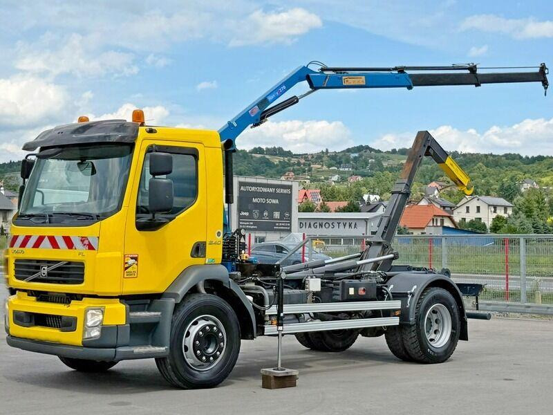 Volvo FL 240 * Abrollkipper * HMF 270 K2 * TOPZUSTAND - Xe tải nâng móc, Xe cẩu tự hành: hình 2 Volvo FL 240 * Abrollkipper * HMF 270 K2 * TOPZUSTAND - Xe tải nâng móc, Xe cẩu tự hành: hình 2
