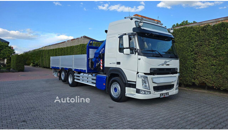 Xe tải thùng lửng/ Phẳng, Xe cẩu tự hành Volvo FM 500 - Flatbed+crane 6x2: hình 8 Xe tải thùng lửng/ Phẳng, Xe cẩu tự hành Volvo FM 500 - Flatbed+crane 6x2: hình 8