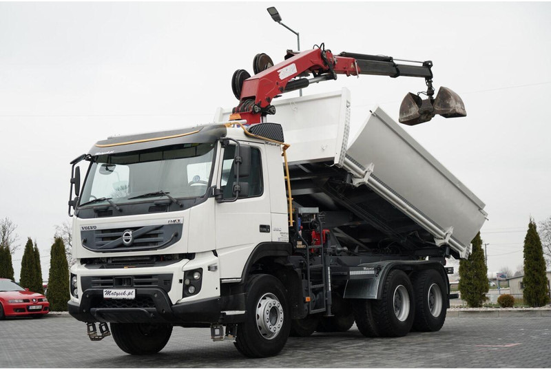 Volvo FMX 380 / 6x4 / WYWROTKA + HDS HMF 1820 K2 / HYDROBURTA / STEROW - Xe ben, Xe cẩu tự hành: hình 1 Volvo FMX 380 / 6x4 / WYWROTKA + HDS HMF 1820 K2 / HYDROBURTA / STEROW - Xe ben, Xe cẩu tự hành: hình 1