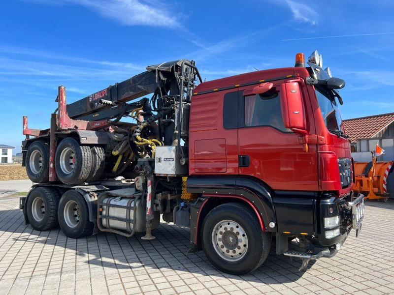 MAN TGS 26.540 6x4 Darus nyergesvontató + rönkszállító pótkocsi Logl - Xe đầu kéo: hình 4 MAN TGS 26.540 6x4 Darus nyergesvontató + rönkszállító pótkocsi Logl - Xe đầu kéo: hình 4