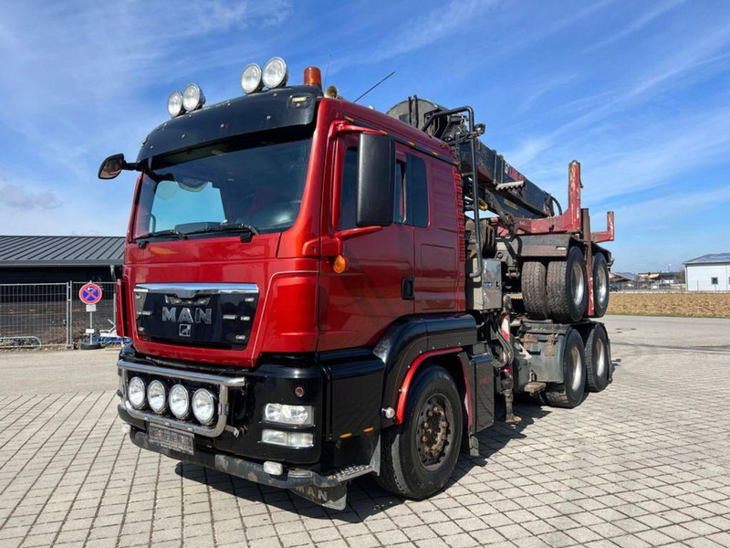 MAN TGS 26.540 6x4 Darus nyergesvontató + rönkszállító pótkocsi Logl - Xe đầu kéo: hình 1 MAN TGS 26.540 6x4 Darus nyergesvontató + rönkszállító pótkocsi Logl - Xe đầu kéo: hình 1