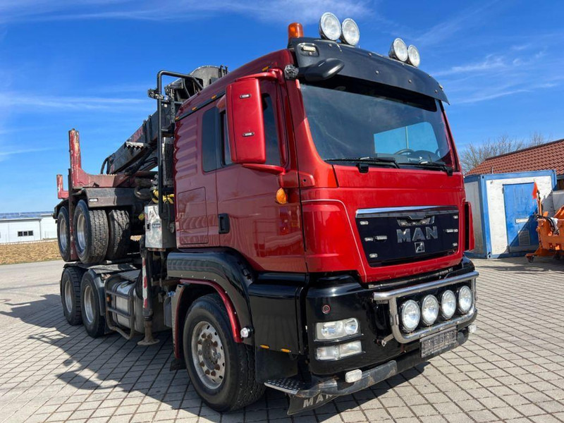 MAN TGS 26.540 6x4 Darus nyergesvontató + rönkszállító pótkocsi Logl - Xe đầu kéo: hình 2 MAN TGS 26.540 6x4 Darus nyergesvontató + rönkszállító pótkocsi Logl - Xe đầu kéo: hình 2