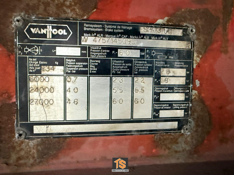 Van Hool 3B0049 KOELER/REEFER/KUHLKOFFER - THERMO KING - KEURING 12/2025 - BELGIUM TRAILER - Sơ mi rơ moóc đông lạnh: hình 4 Van Hool 3B0049 KOELER/REEFER/KUHLKOFFER - THERMO KING - KEURING 12/2025 - BELGIUM TRAILER - Sơ mi rơ moóc đông lạnh: hình 4