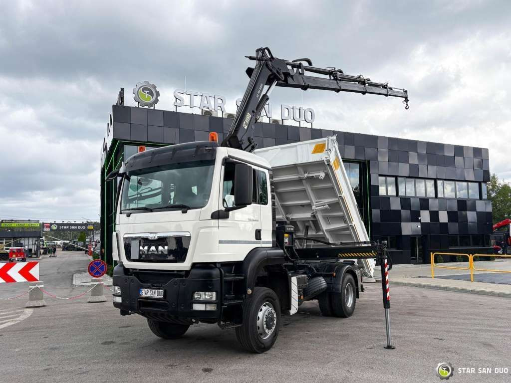 MAN TGS 18.360 4x4 HIAB 144 E-4 Crane Kipper - Xe ben: hình 1 MAN TGS 18.360 4x4 HIAB 144 E-4 Crane Kipper - Xe ben: hình 1