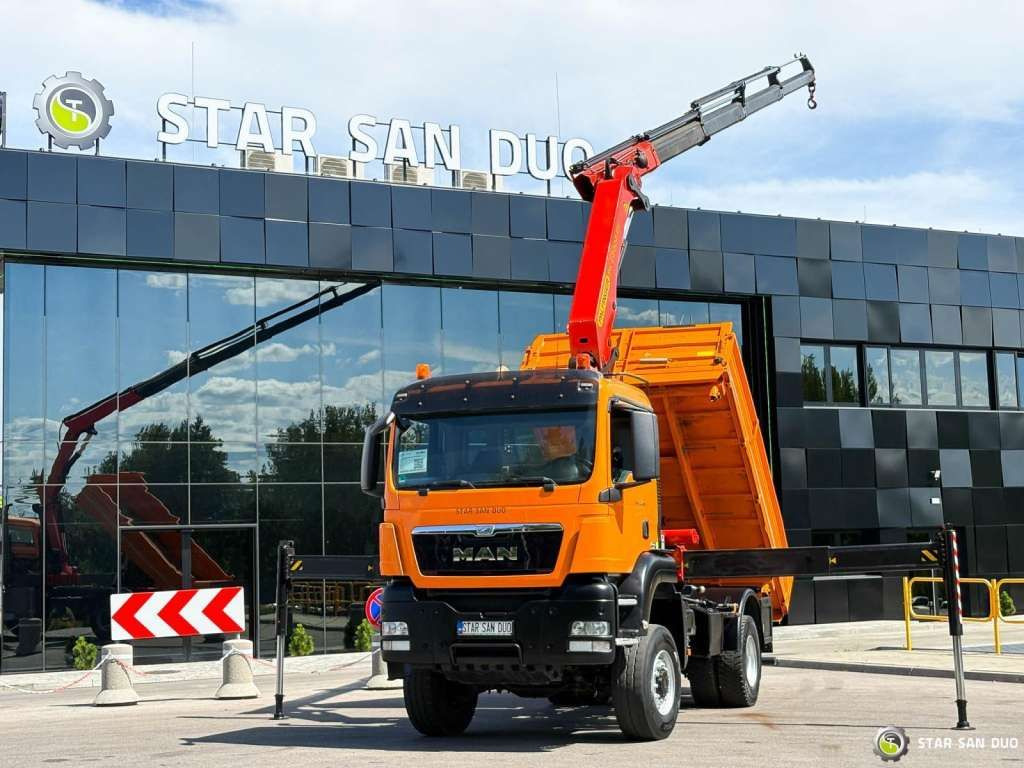 MAN TGS 18.480 4x4 PALFINGER PK 22002 Crane Kipper - Xe cẩu tự hành: hình 1 MAN TGS 18.480 4x4 PALFINGER PK 22002 Crane Kipper - Xe cẩu tự hành: hình 1