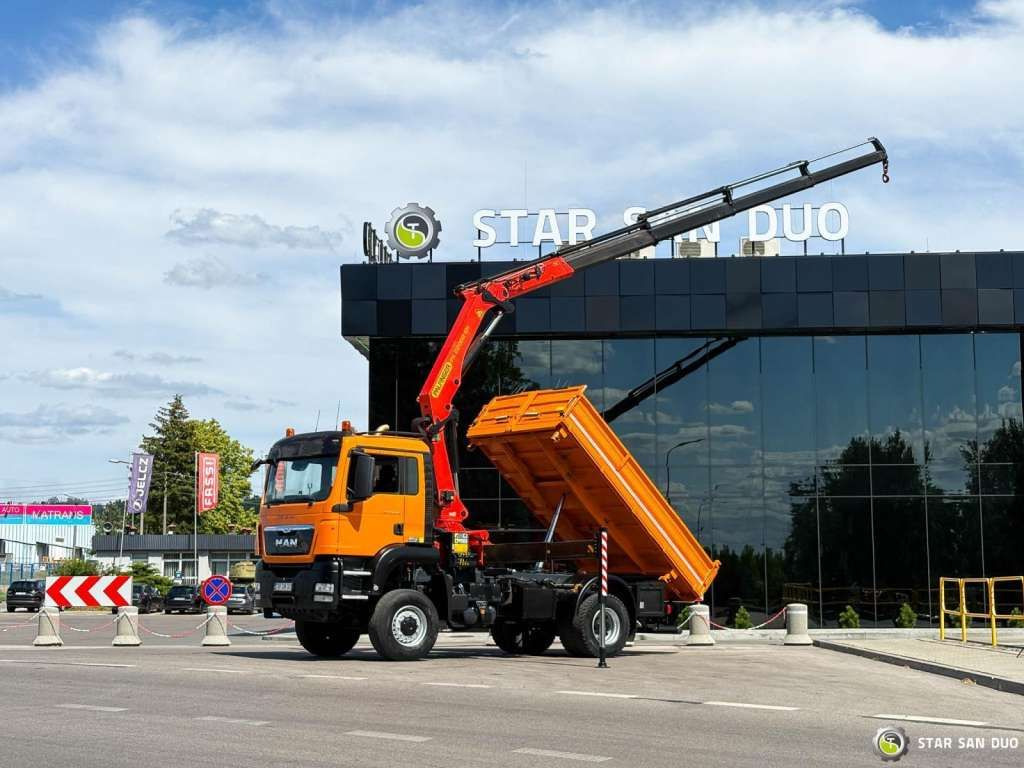 MAN TGS 18.480 4x4 PALFINGER PK 22002 Crane Kipper - Xe cẩu tự hành: hình 4 MAN TGS 18.480 4x4 PALFINGER PK 22002 Crane Kipper - Xe cẩu tự hành: hình 4