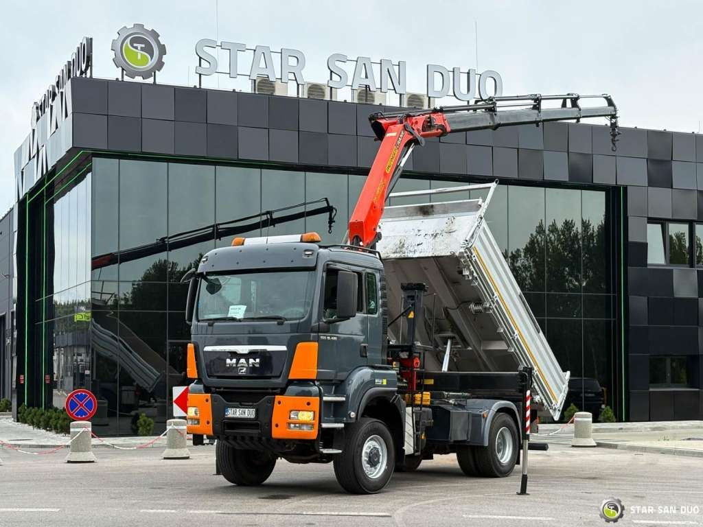 MAN  TGS 18.480  PALFINGER PK 16502 HDS Crane,Kipper MAN  TGS 18.480  PALFINGER PK 16502 HDS Crane,Kipper - Xe ben: hình 1 MAN  TGS 18.480  PALFINGER PK 16502 HDS Crane,Kipper MAN  TGS 18.480  PALFINGER PK 16502 HDS Crane,Kipper - Xe ben: hình 1