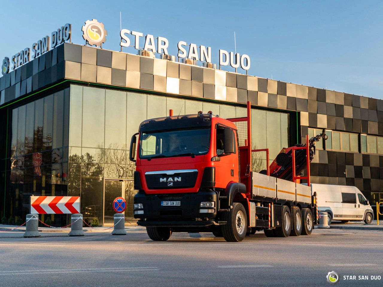 Xe cẩu tự hành, Xe tải thùng lửng/ Phẳng MAN TGS 35.400 8x4 Palfinger PK 34002 Winch KRAN MAN TGS 35.400 8x4 Palfinger PK 34002 Winch KRAN: hình 9