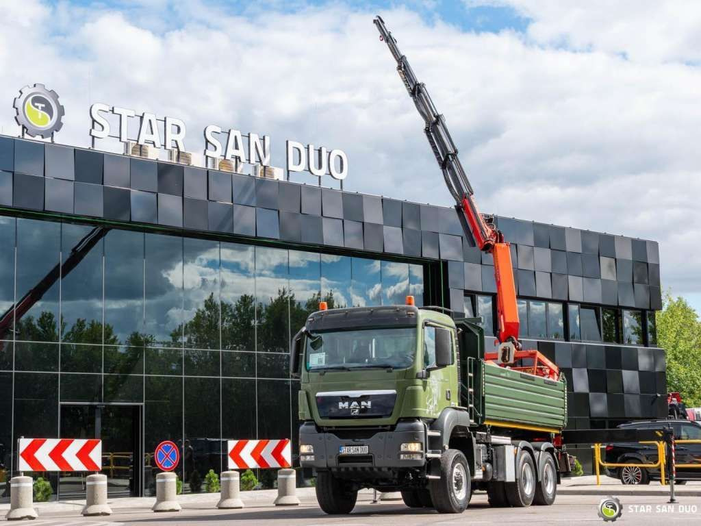 MAN TGS 35.480 PALFINGER PK 20002 HDS Grapple Tippe - Xe ben: hình 2 MAN TGS 35.480 PALFINGER PK 20002 HDS Grapple Tippe - Xe ben: hình 2