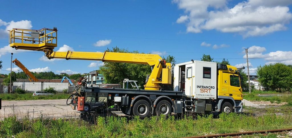 Mercedes-Benz 3344 SRT SCHÖRLING Road Rail Railway Zweiweg . - Nền bục trên không gắn trên xe tải: hình 1 Mercedes-Benz 3344 SRT SCHÖRLING Road Rail Railway Zweiweg . - Nền bục trên không gắn trên xe tải: hình 1