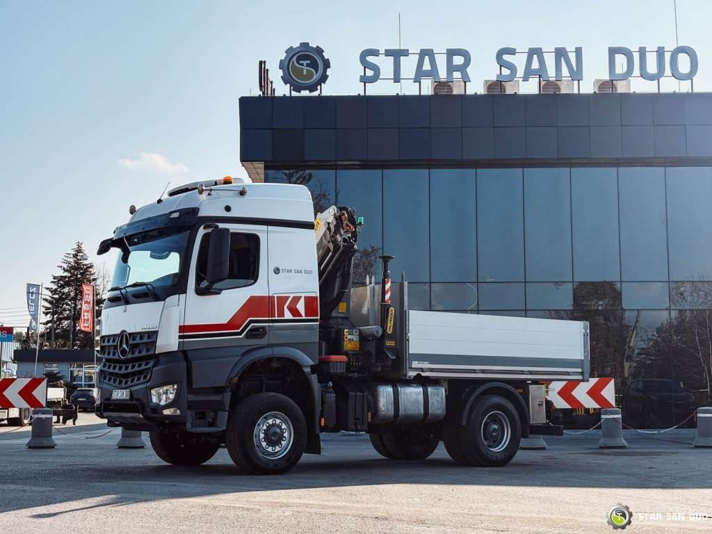 Xe cẩu tự hành Mercedes-Benz  AROCS 1851 4x4 PALFINGER PK 20002 Crane Kran: hình 8
