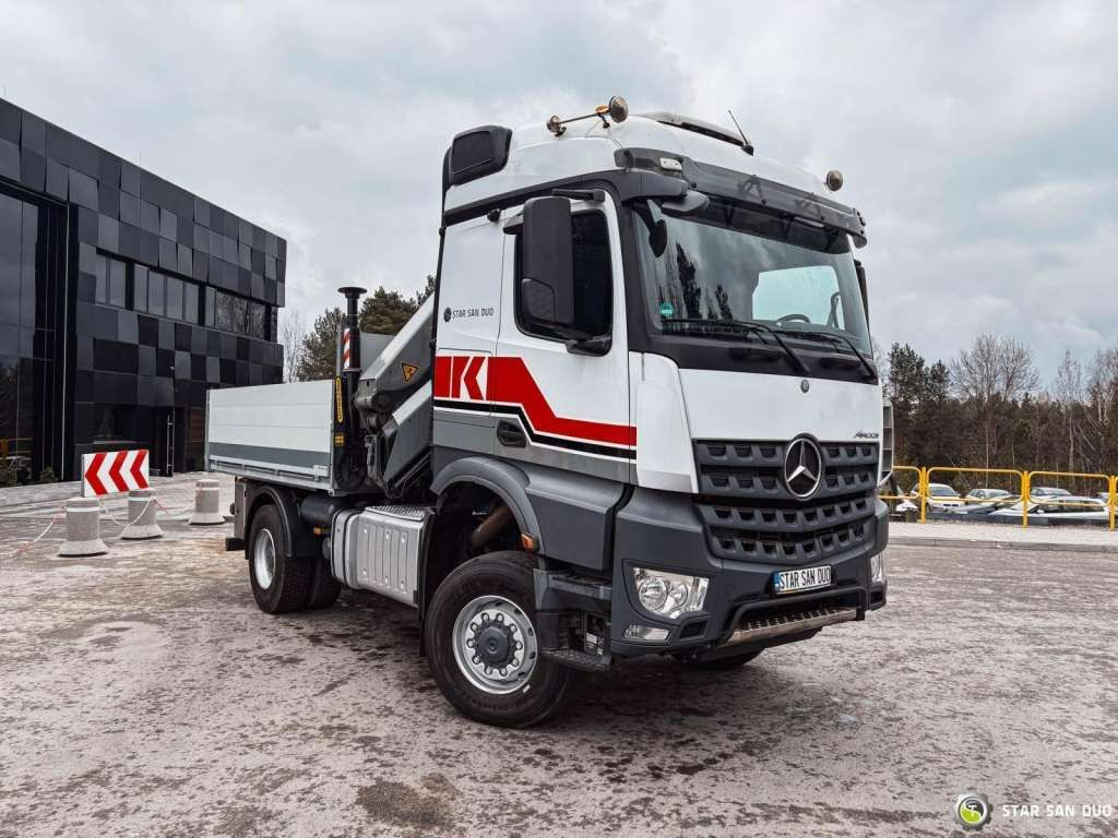 Xe cẩu tự hành Mercedes-Benz  AROCS 1851 4x4 PALFINGER PK 20002 Crane Kran: hình 5
