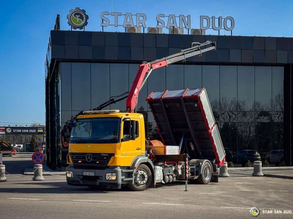 Mercedes-Benz AXOR 1824 4x2 HMF 975 HDS Crane Rotator Kipper - Xe cẩu tự hành: hình 1 Mercedes-Benz AXOR 1824 4x2 HMF 975 HDS Crane Rotator Kipper - Xe cẩu tự hành: hình 1