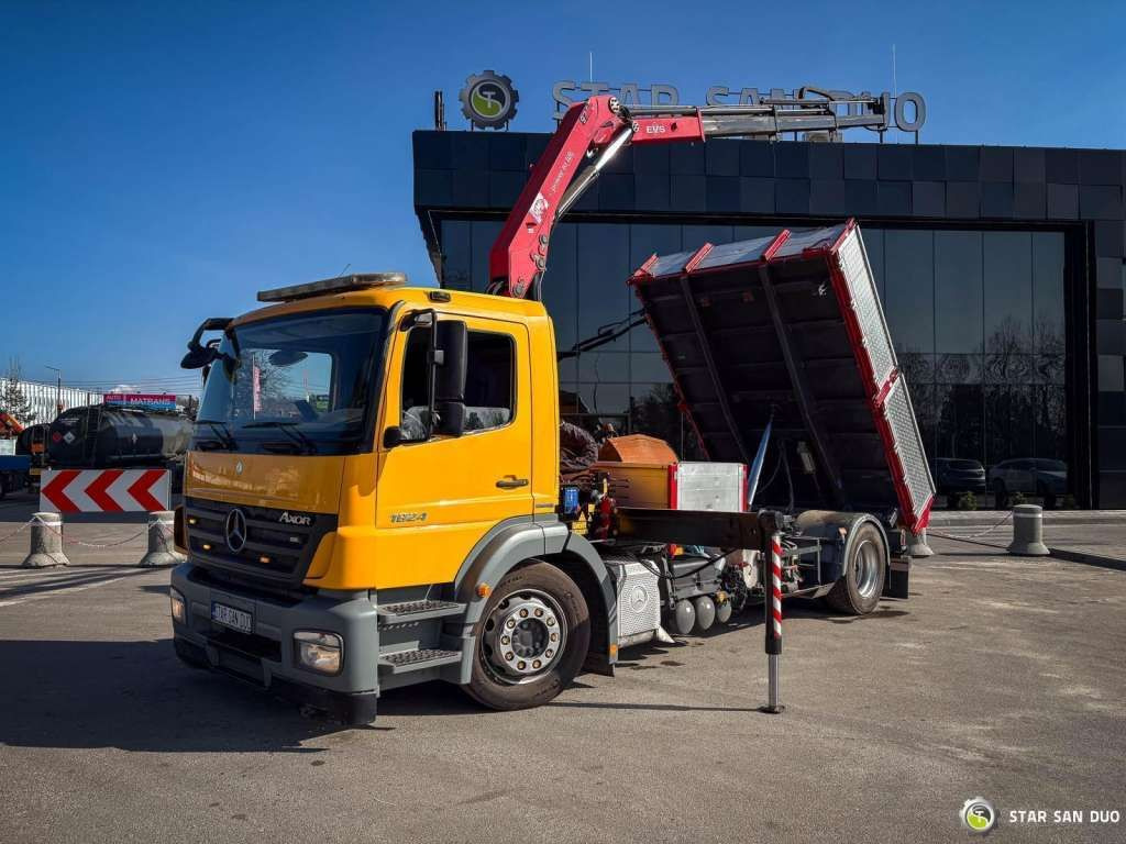 Mercedes-Benz AXOR 1824 4x2 HMF 975 HDS Crane Rotator Kipper Mercedes-Benz AXOR 1824 4x2 HMF 975 HDS Crane Rotator Kipper - Xe ben: hình 4 Mercedes-Benz AXOR 1824 4x2 HMF 975 HDS Crane Rotator Kipper Mercedes-Benz AXOR 1824 4x2 HMF 975 HDS Crane Rotator Kipper - Xe ben: hình 4