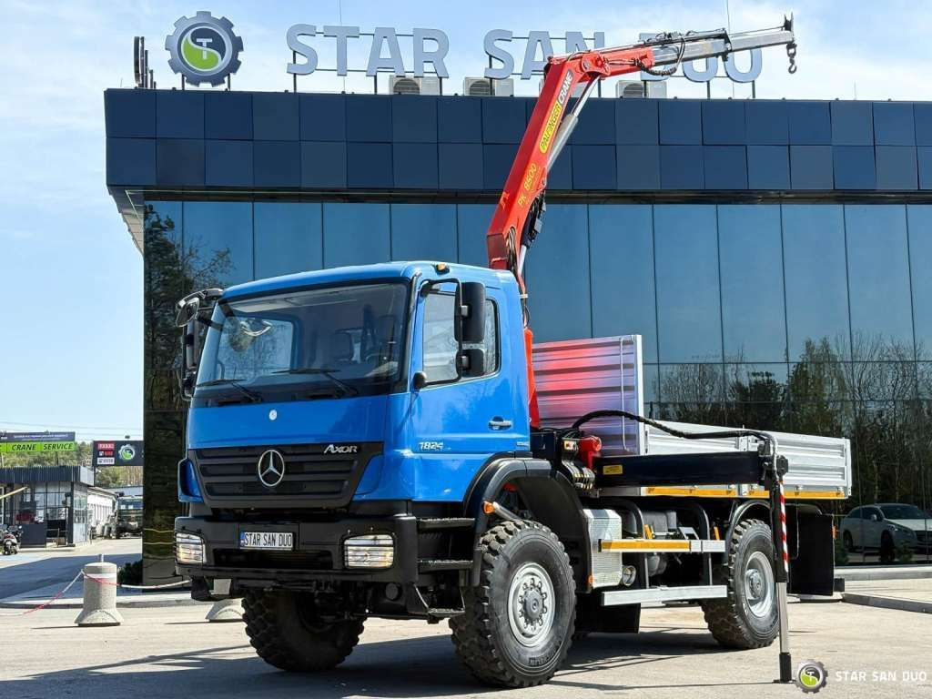 Mercedes-Benz AXOR 1824 4x4 PALFINGER PK 8500 Crane Kran - Xe cẩu tự hành: hình 1 Mercedes-Benz AXOR 1824 4x4 PALFINGER PK 8500 Crane Kran - Xe cẩu tự hành: hình 1