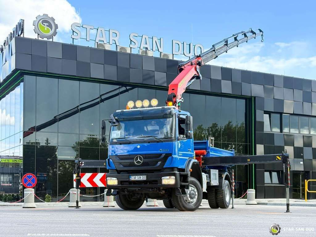 Mercedes-Benz AXOR 1833 4x4 Palfinger PK 22002 EH Crane Winch - Xe ben: hình 1 Mercedes-Benz AXOR 1833 4x4 Palfinger PK 22002 EH Crane Winch - Xe ben: hình 1