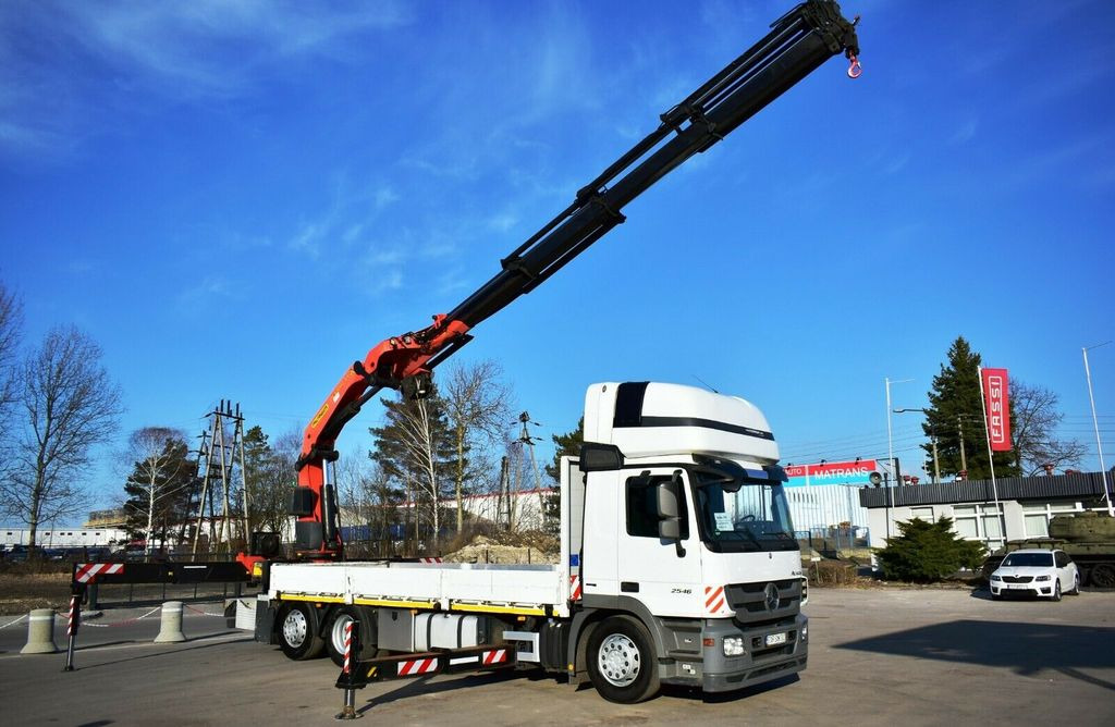 Mercedes-Benz Actros 2546 6x2 Palfinger PK 53002 Crane Kran  - Xe cẩu tự hành, Xe tải thùng lửng/ Phẳng: hình 1 Mercedes-Benz Actros 2546 6x2 Palfinger PK 53002 Crane Kran  - Xe cẩu tự hành, Xe tải thùng lửng/ Phẳng: hình 1
