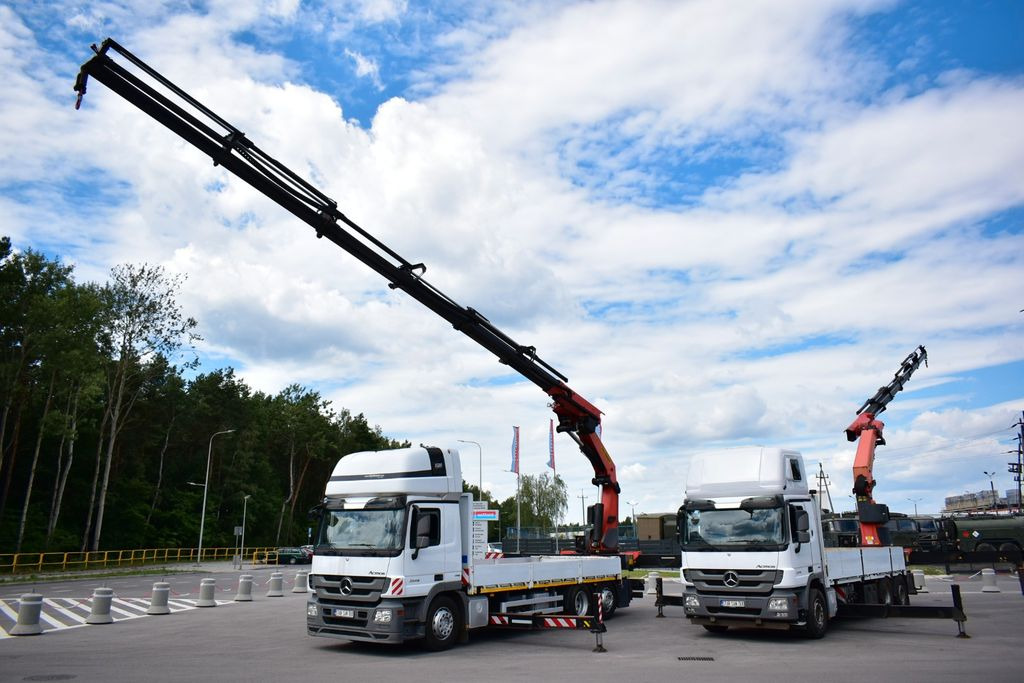 Mercedes-Benz Actros 2546 6x2 Palfinger PK 53002 Crane Kran  - Xe cẩu tự hành, Xe tải thùng lửng/ Phẳng: hình 4 Mercedes-Benz Actros 2546 6x2 Palfinger PK 53002 Crane Kran  - Xe cẩu tự hành, Xe tải thùng lửng/ Phẳng: hình 4