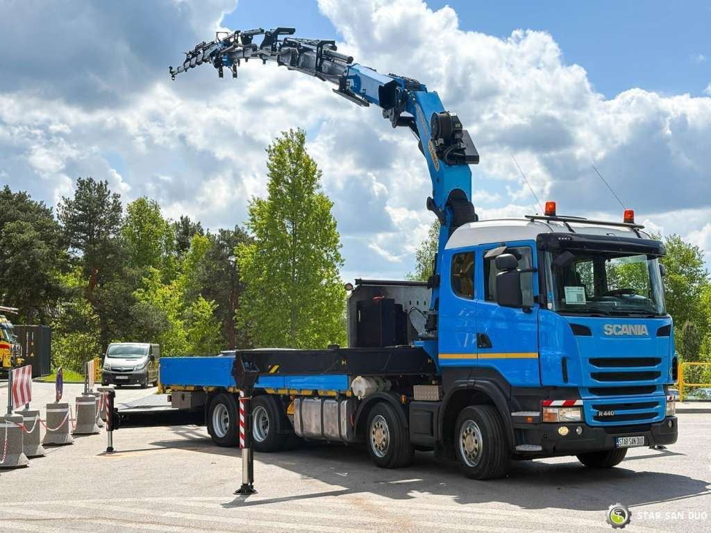 Scania R440 8x4 Palfinger PK50002 FLY JIB Crane Winch - Xe cẩu tự hành: hình 2 Scania R440 8x4 Palfinger PK50002 FLY JIB Crane Winch - Xe cẩu tự hành: hình 2