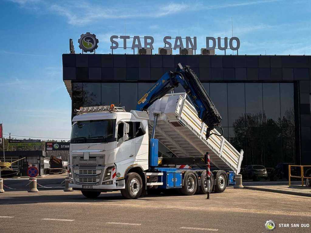 Volvo FH 16.550 8x4 Palfinger PK 34002-SH Crane Kippe - Xe ben: hình 4 Volvo FH 16.550 8x4 Palfinger PK 34002-SH Crane Kippe - Xe ben: hình 4