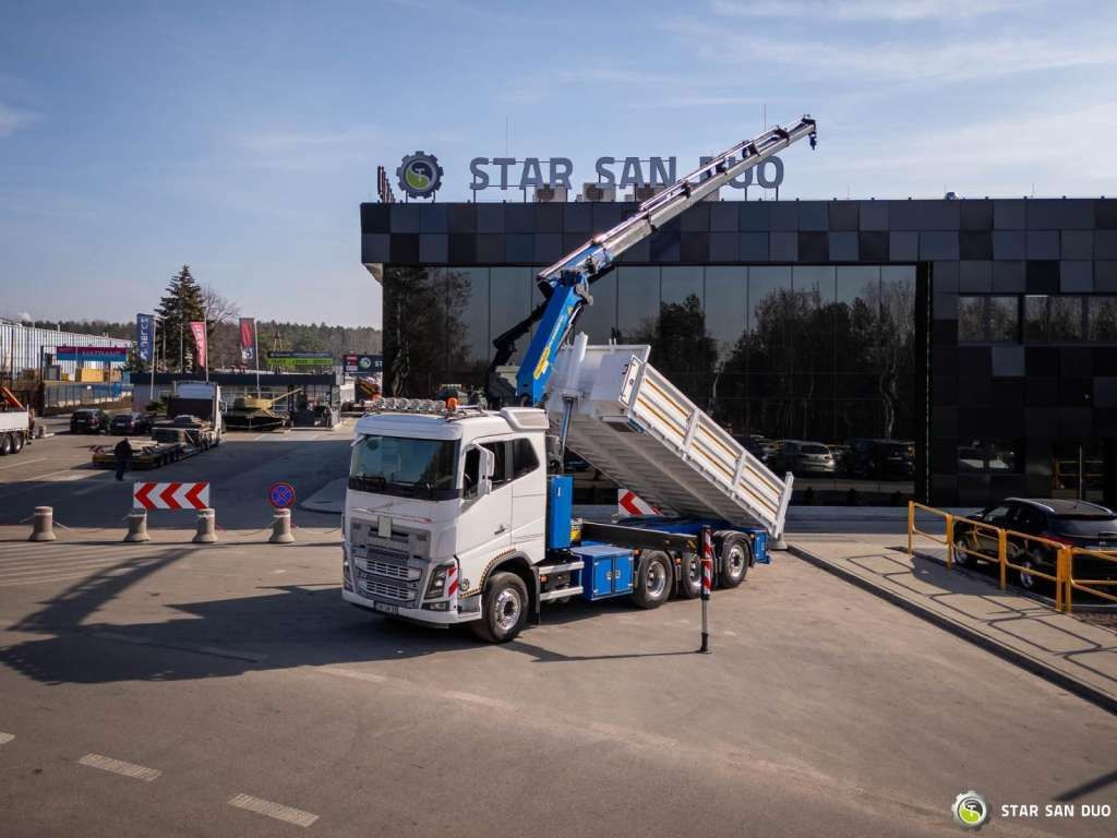 Volvo FH 16.550 8x4 Palfinger PK 34002-SH Crane Kippe - Xe ben: hình 3 Volvo FH 16.550 8x4 Palfinger PK 34002-SH Crane Kippe - Xe ben: hình 3