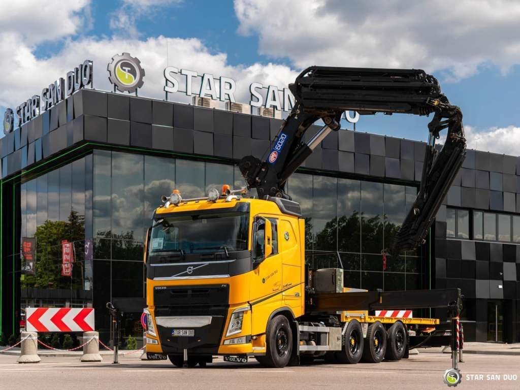 Volvo FH 540 8x4 HMF 6020 Fly Jib Winch - Xe cẩu tự hành: hình 5 Volvo FH 540 8x4 HMF 6020 Fly Jib Winch - Xe cẩu tự hành: hình 5