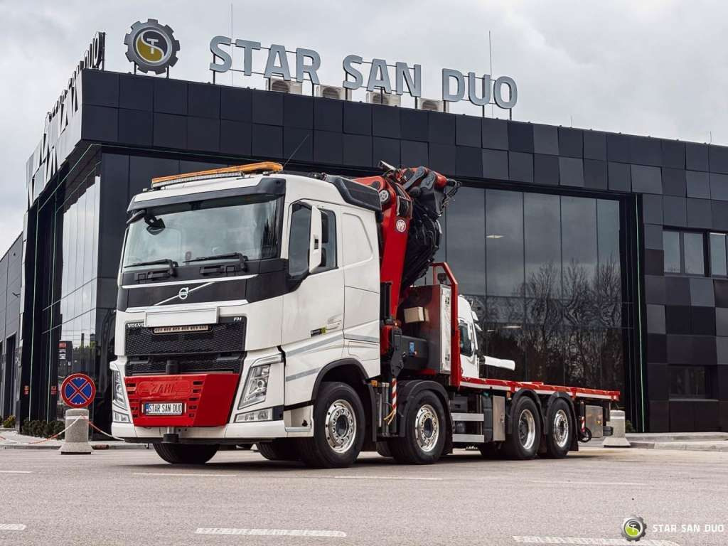 Volvo FH 550 8x2 HMF 8520 FLY JIB Winch Crane Euro 6 - Xe cẩu tự hành: hình 4 Volvo FH 550 8x2 HMF 8520 FLY JIB Winch Crane Euro 6 - Xe cẩu tự hành: hình 4