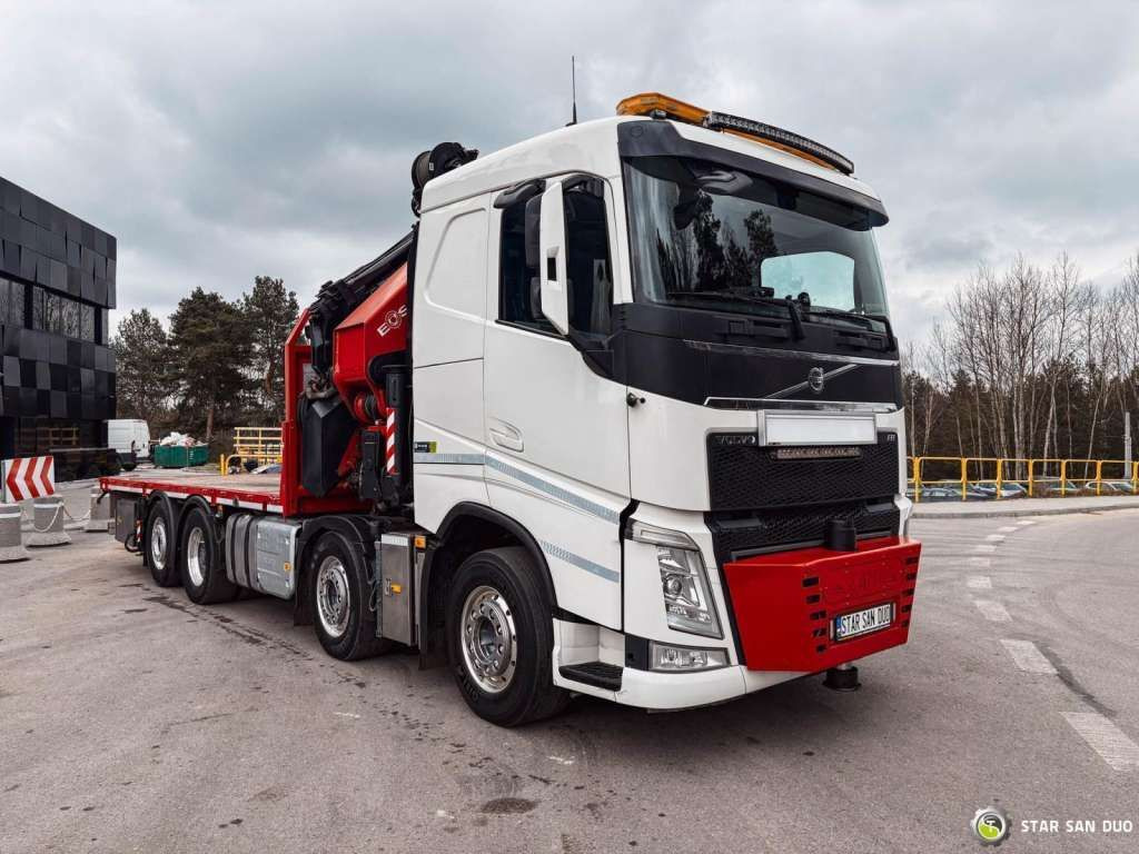Volvo FH 550 8x2 HMF 8520 FLY JIB Winch Crane Euro 6 - Xe cẩu tự hành: hình 5 Volvo FH 550 8x2 HMF 8520 FLY JIB Winch Crane Euro 6 - Xe cẩu tự hành: hình 5