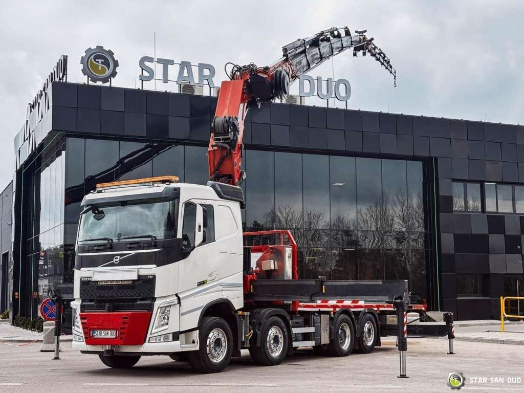 Volvo FH 550 8x2 HMF 8520 FLY JIB Winch Crane Euro 6 - Xe cẩu tự hành: hình 1 Volvo FH 550 8x2 HMF 8520 FLY JIB Winch Crane Euro 6 - Xe cẩu tự hành: hình 1