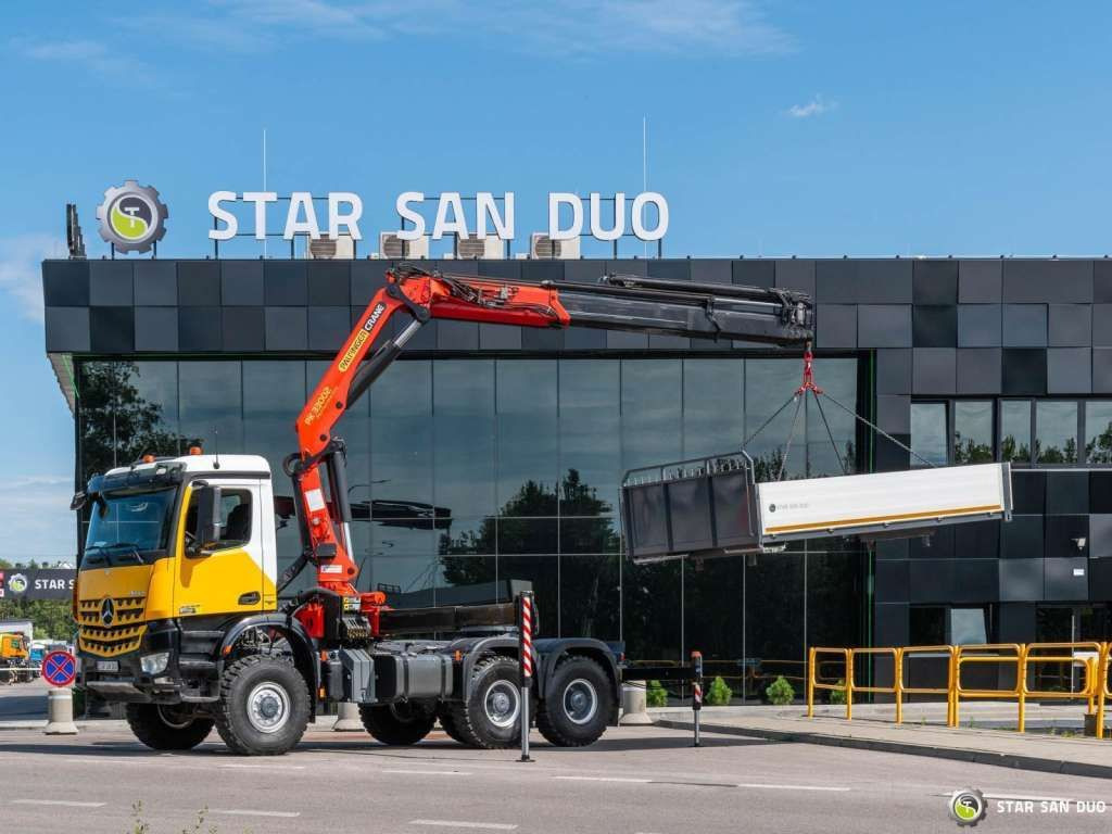 Mercedes-Benz AROCS 3345 6x6 PALFINGER PK 33002 Euro 6 Crane - Xe đầu kéo: hình 1 Mercedes-Benz AROCS 3345 6x6 PALFINGER PK 33002 Euro 6 Crane - Xe đầu kéo: hình 1