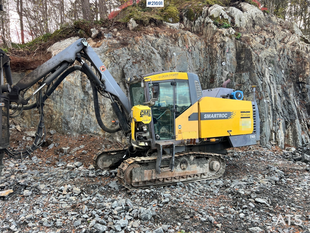 Atlas Copco Smartroc T40-11 borerigg m/2540 hammer,CME sliper og gps - Giàn khoan: hình 3 Atlas Copco Smartroc T40-11 borerigg m/2540 hammer,CME sliper og gps - Giàn khoan: hình 3